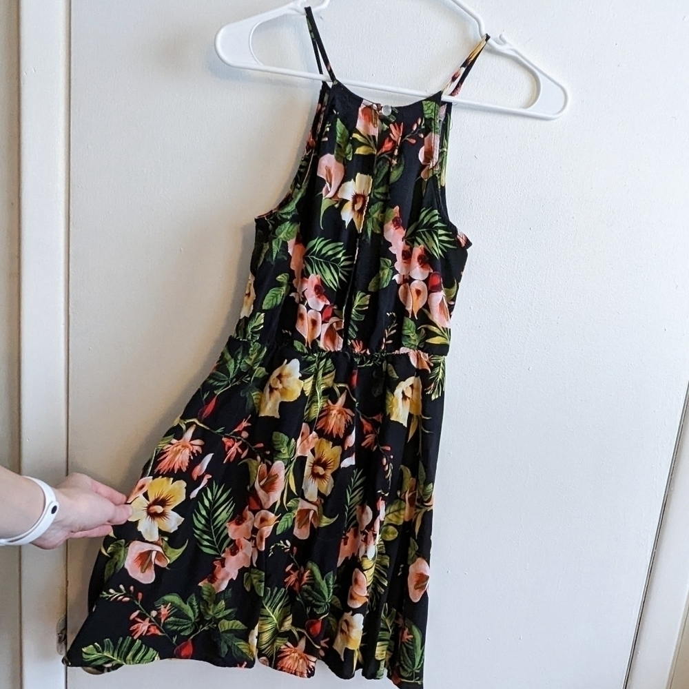 Adene Tropical Floral Mini Dress - Picture 2 of 7